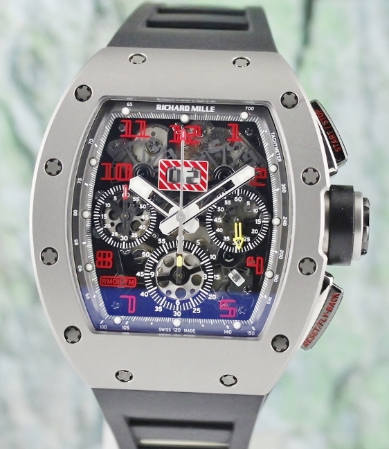 (image for) Richard Mille Annual Calendar Flyback Chronograph Felipe Massa Sandblast / RM 011 Ti